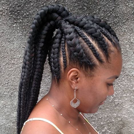 Box braids : les Goddess braids