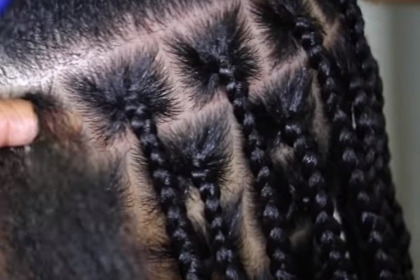 Knotless braids